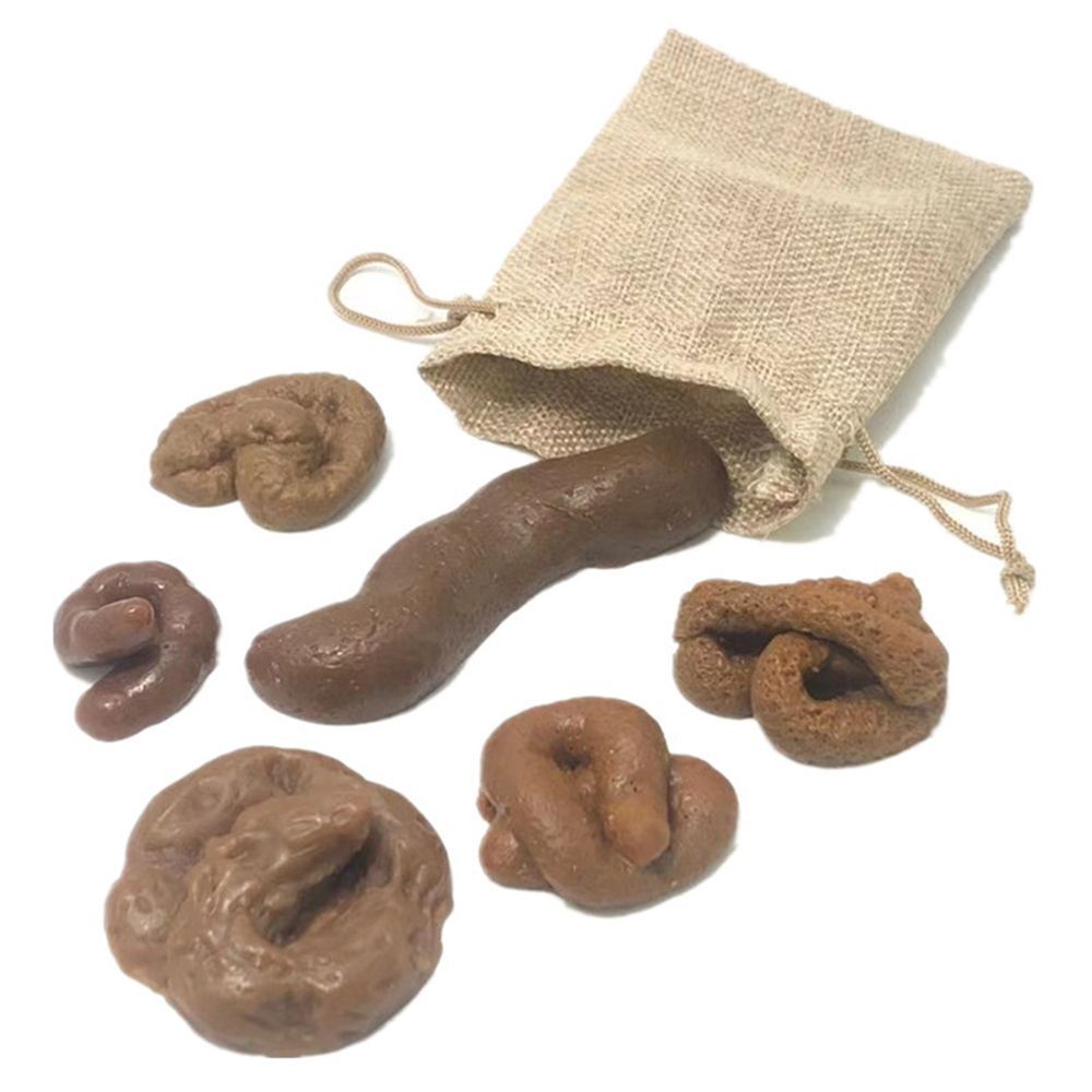 Fake Poop Gag Gift - 6 Stück Witz-Gadget Squish Fool's Holiday