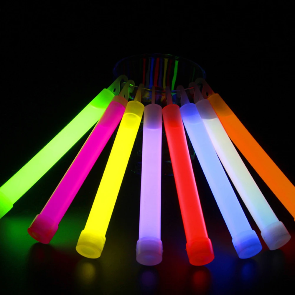 Glow In The Dark Party Glasses - 30 Stück leuchtende Leuchtstäbe, wasserdicht, für