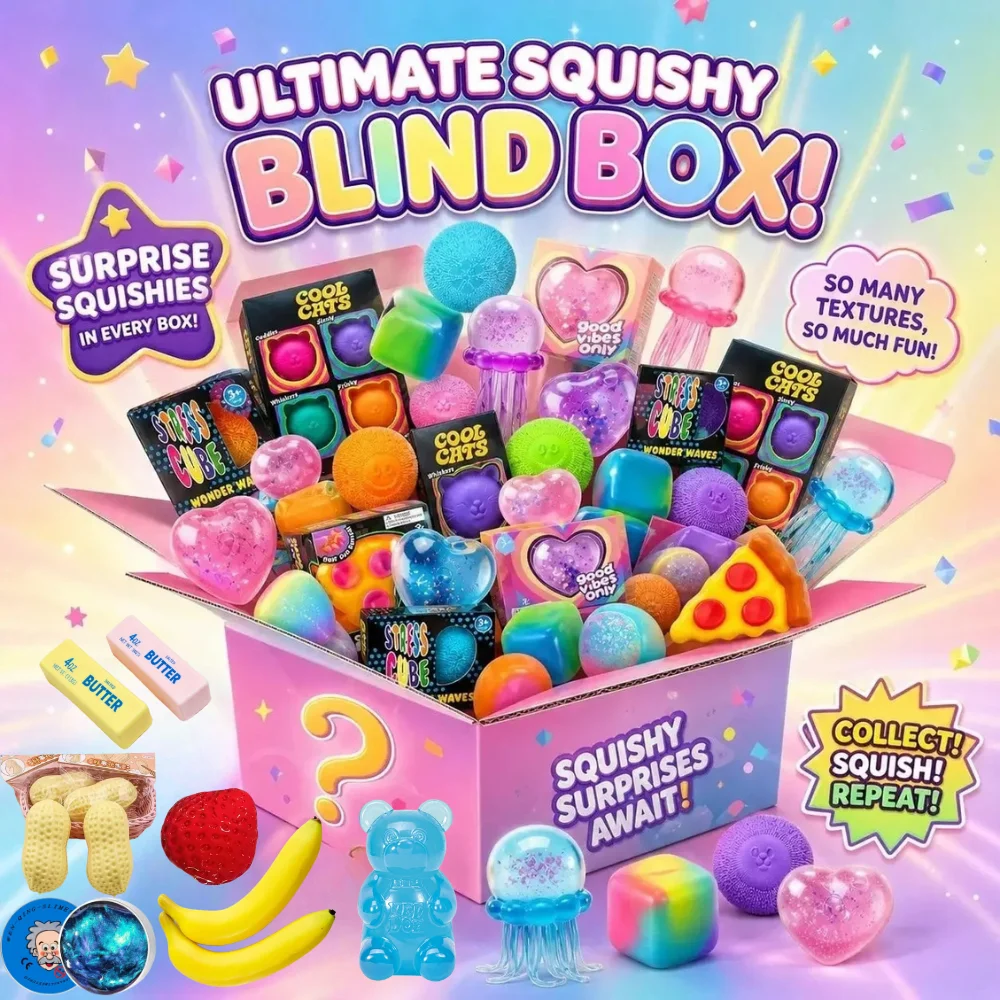 Squishy Mystery Box, Set aus l – Novelty Gifts Bewertung und Preis