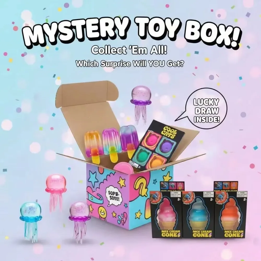 Squishy Mystery Box, Set aus l – Novelty Gifts Bewertung und Preis