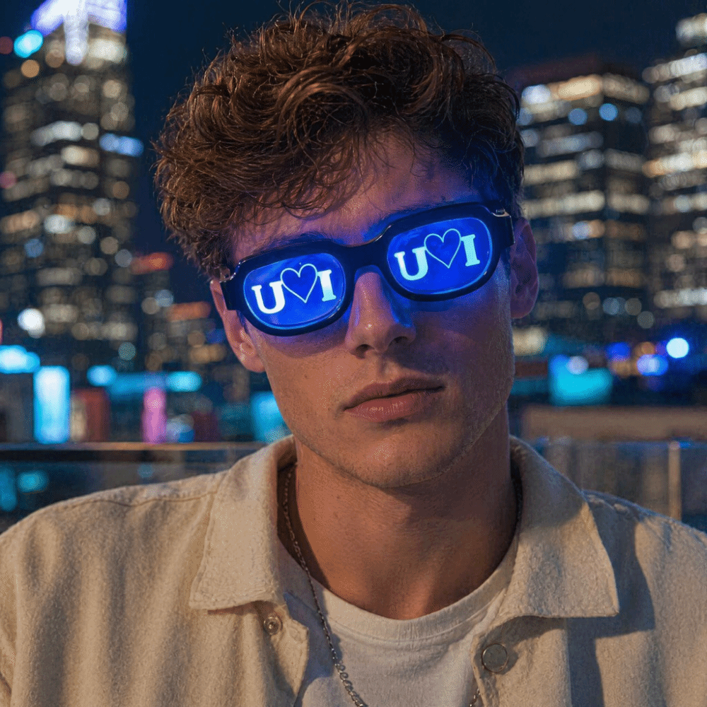 Spezialeffekt-LED-Brille, leuc – Glow In The Dark Party Glasses Bewertung und Preis