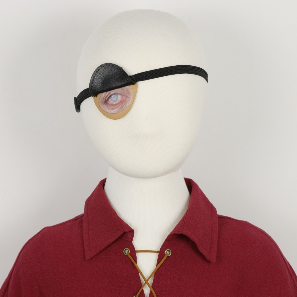 Schwarze PU-Leder-Piraten-Auge – Costumes Bewertung und Preis